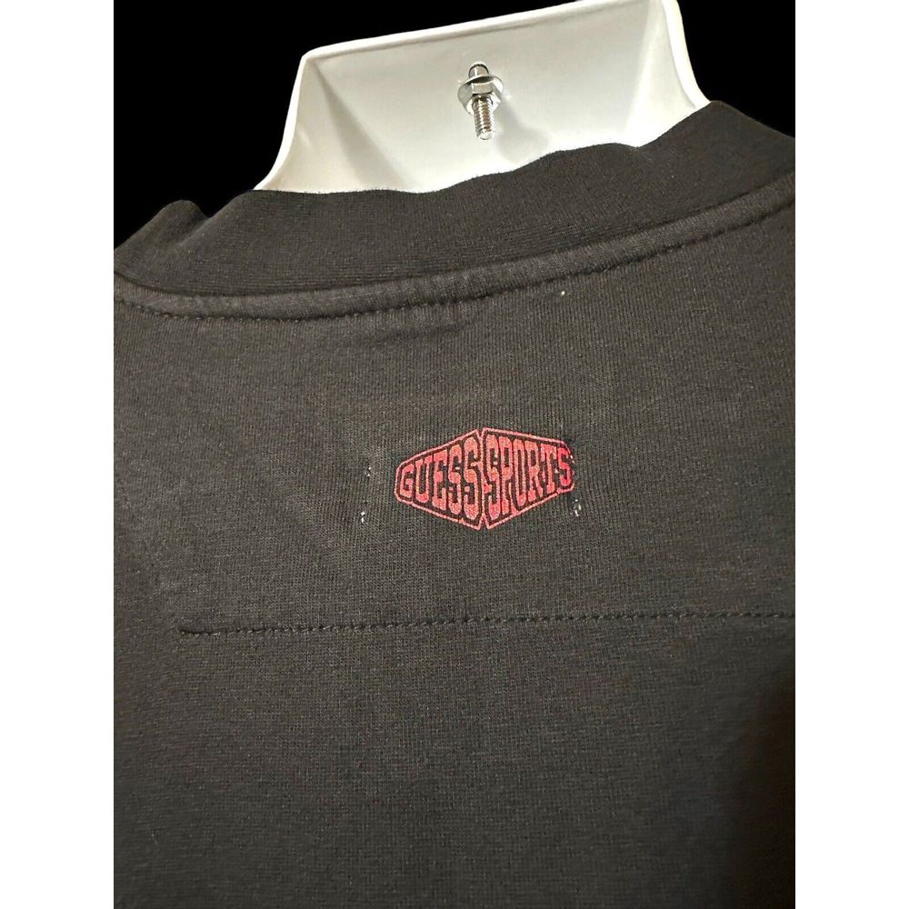 Rare Vintage Guess Sports Basketball All Over Print T Shirt Size XL - Picture 4 of 5